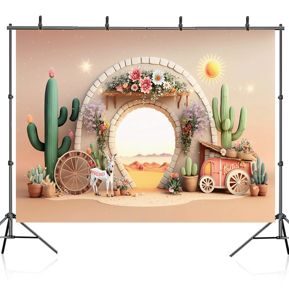 Bonvvie Photography Background 3D House Cross Child Birthday Wedding Party Decor Family Photocall Photo Studio Backdrop Props