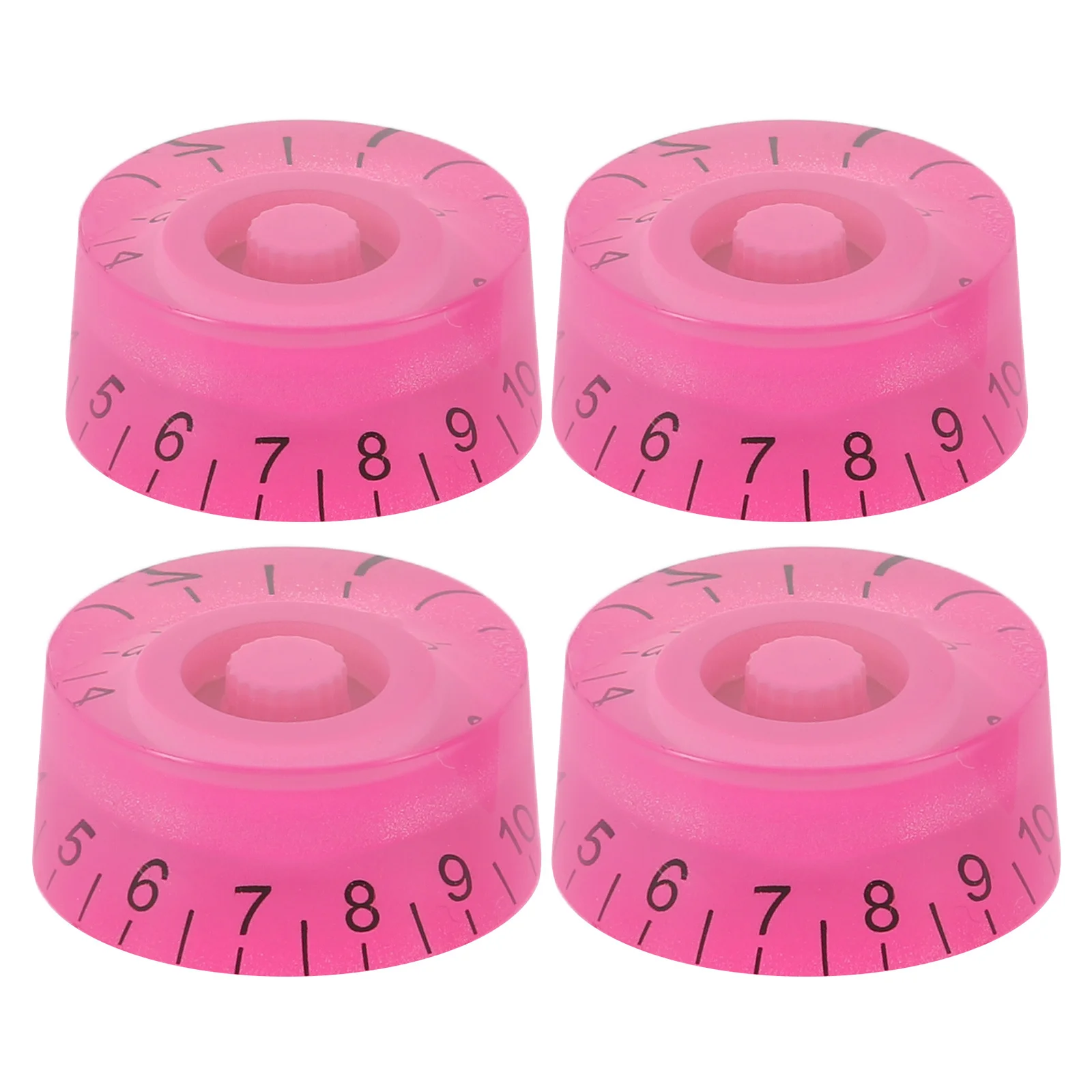 

4pcs Electric Guitar Accessories: Acrylic Volume Tone Knobs For Guitar Parts Bass, Rotary Audio Control Knobs Studio Stage