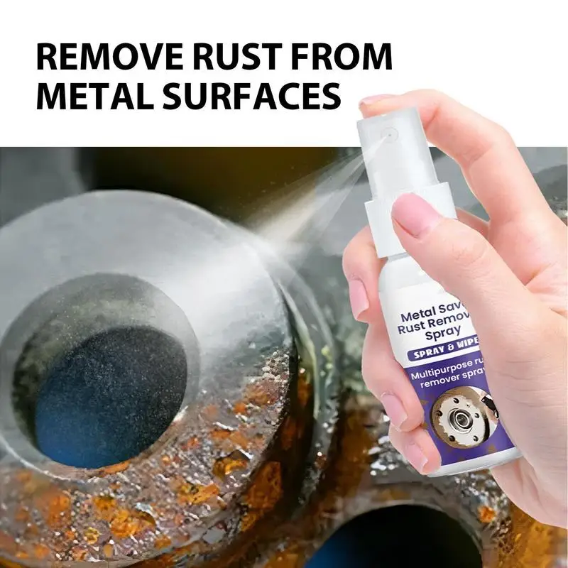 Car Rust Remover Spray Iron Rust Remover Metal Oxide Remover Anti Rust Paint Car Maintenance Cleaning Rust Reformer for Car