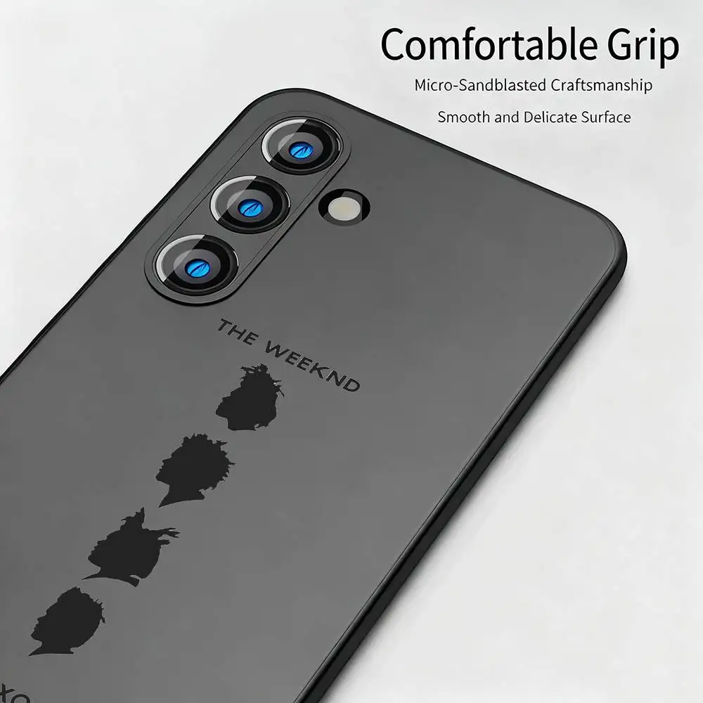 Singer The Weeknd Phone Case For Samsung S20-S24 FE Plus Ultra TPU Soft Skin Friendly