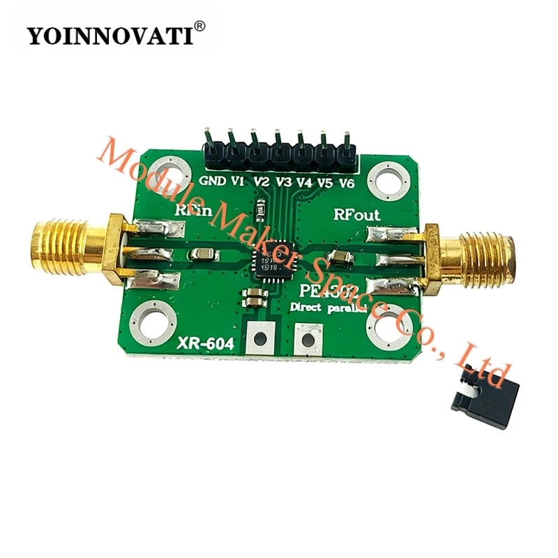 PE4302 RF Digital Step Attenuator Module, 1MHz-4GHz, 50Ω SMA, Parallel/Immediate Control Mode