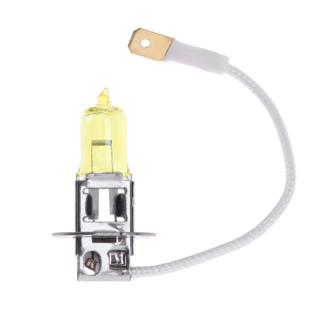 Ampoule halogène au xénon Portable 12V 55W, en verre de Quartz jaune, pour tête automobile, Instruments automobiles