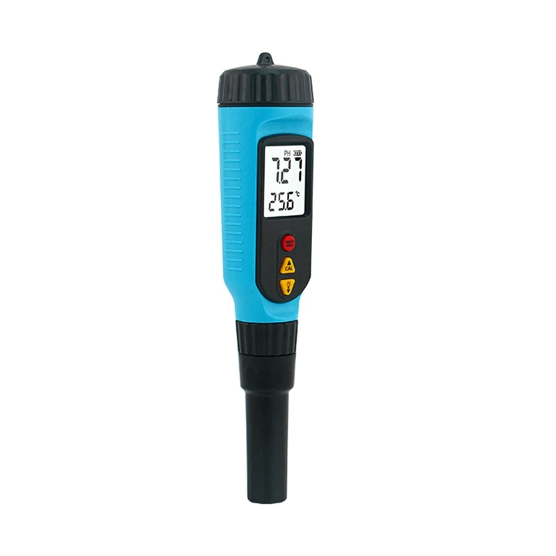 Solution Temperature Meter LCD Backlight Digital Probe For Food Processing 2 In 1 Food PH Tester