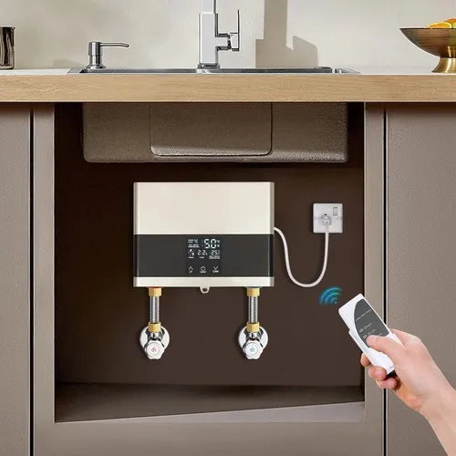 

Многосценный золотой электрический водонагреватель с постоянной температурой — подходит для кухонь/ванных комнат/отопений, входной фильтр-сетка