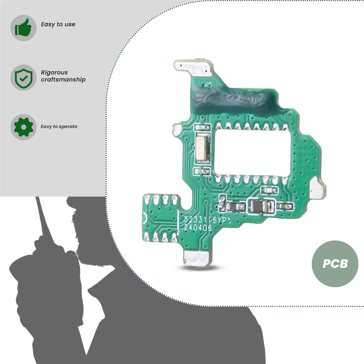 Efficient Shortwave Modification Module Radio Qalkie-Talkie Modification Module