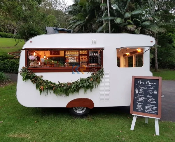 Mobile Food Cart Movable Sweet Shop Food Concession Trailer