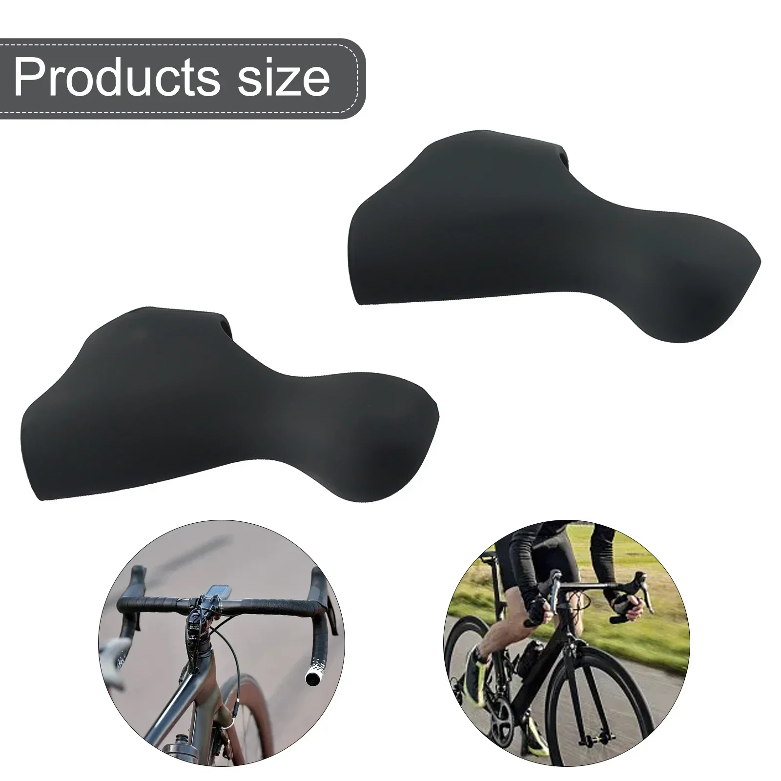 1 Pair Bicycle Shift Brake Lever Hoods Cover For Ultegra 105 ST-6700 10 Speed Silica Gel Multi-Color Covers Bike Accessories