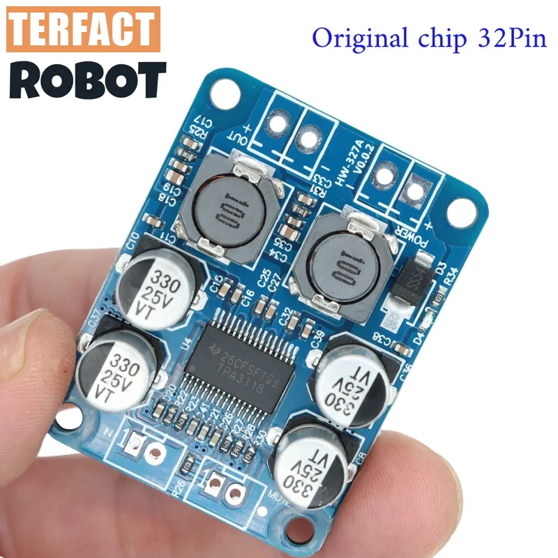 32Pin Chip Original TPA3118 60W DC 12V-24V Mono Digital Audio Amplifier Board Module