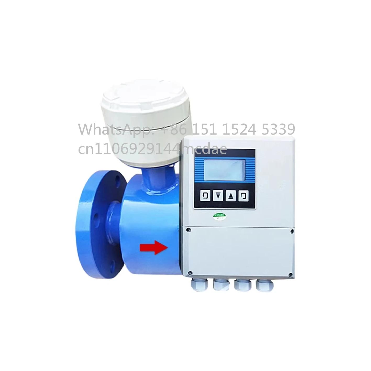 

Electromagnetic Flow Meter with 4-20mA 485 Pulse Output for Stainless Steel Oil Wastewater Raw Water Fluid Measurement