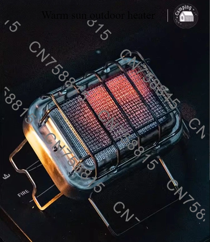 Furnace Portable Gas Heating Heater，Dual Infrared Radiation Furnace Multifunctional Camping Gas Burner Split Type