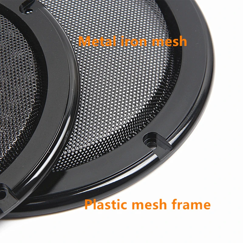 Alto-falante, capa de malha de alto-falante, anel decorativo, 4 polegadas, 5 polegadas, 6,5 polegadas, 8 polegadas, 10 polegadas capa de alto-falante, acessórios de máscara de áudio