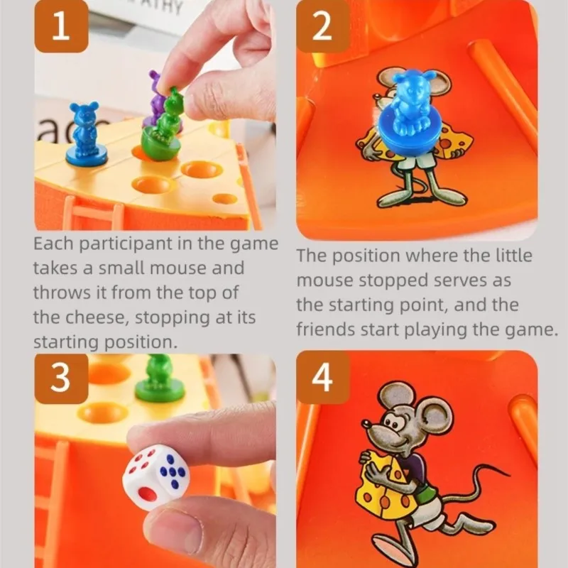 Juego de mesa de gato y ratón, pastel, queso, juguetes interactivos para padres e hijos, entretenimiento para niños y niñas, juego de fiesta, juguete para chico