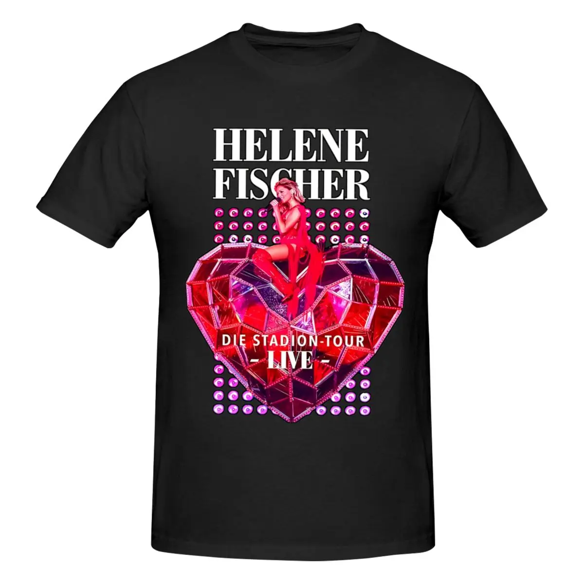 Helene Fischer Funny T Shirts Graphic Y2K Unique O-neck Men Women Tshirt Clothes