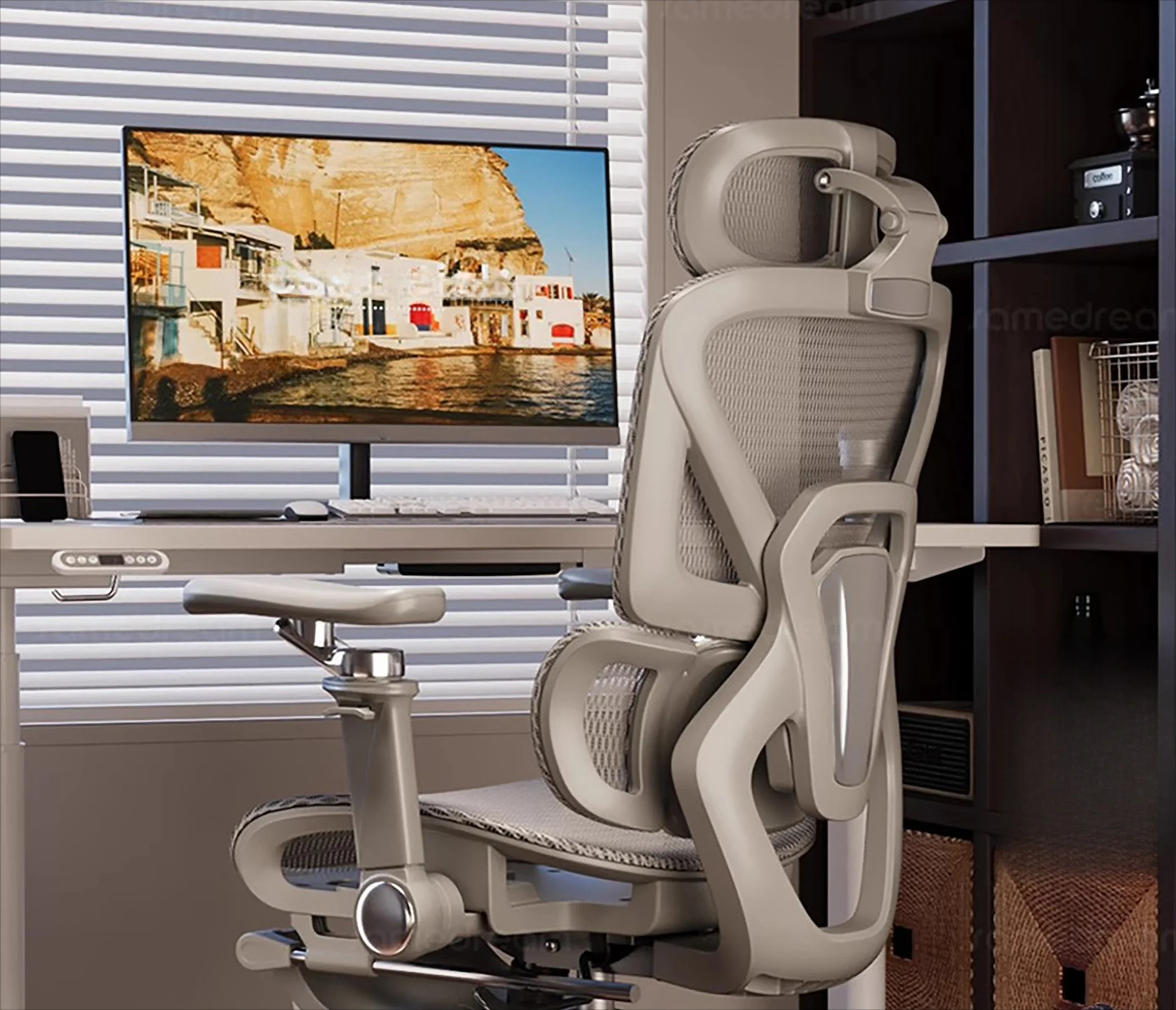 Ergonomic chair Home waist computer chair Comfortable sedentary back e-sports chair