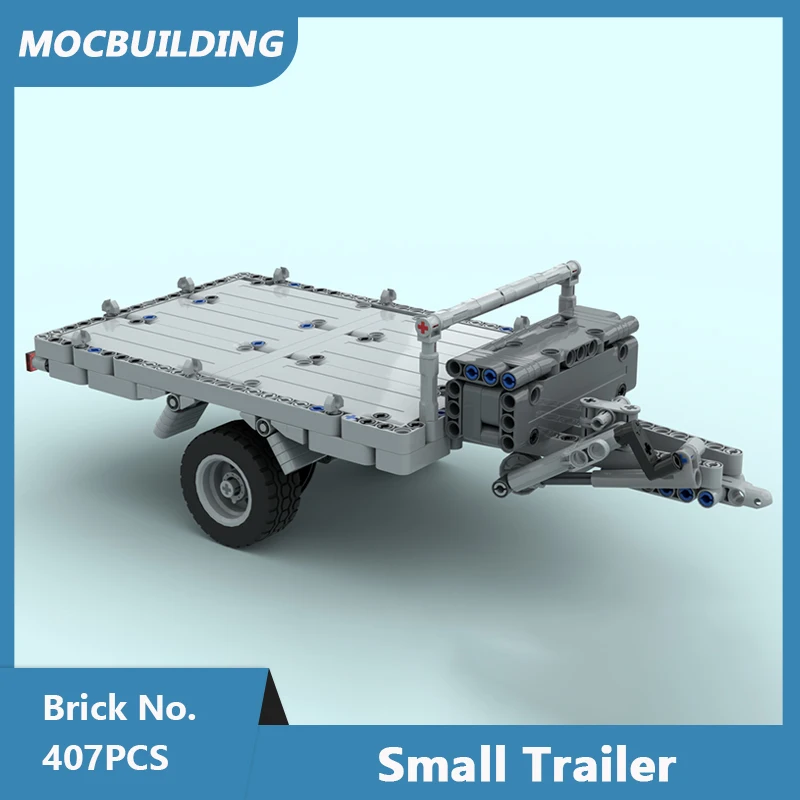 MOC Building Blocks CK1500 Small Trailer Model DIY Assembled Bricks Educational Creative Collection Toys Xmas Gifts 407PCS