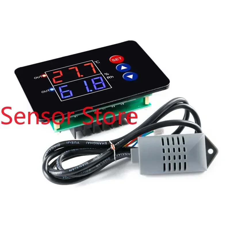 

5PCS 12-24V110-220V Temperature and Humidity Controller High Precision Switch Digital Display