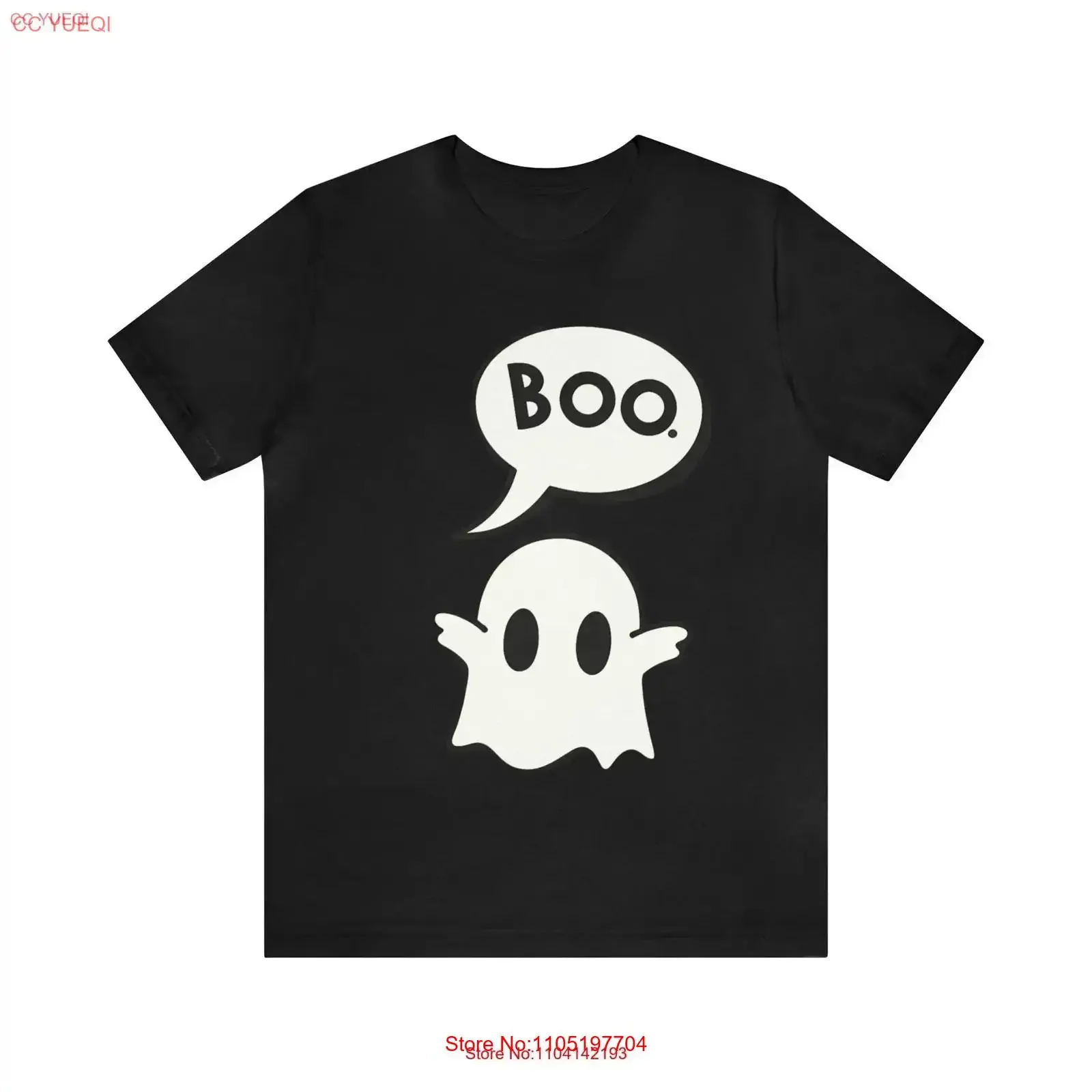 Cute Boo GhosT T Shirt vintage Washed Versatile fashion Comfortable streetwear Soft Slightly Stretched Top For Everyday Wear