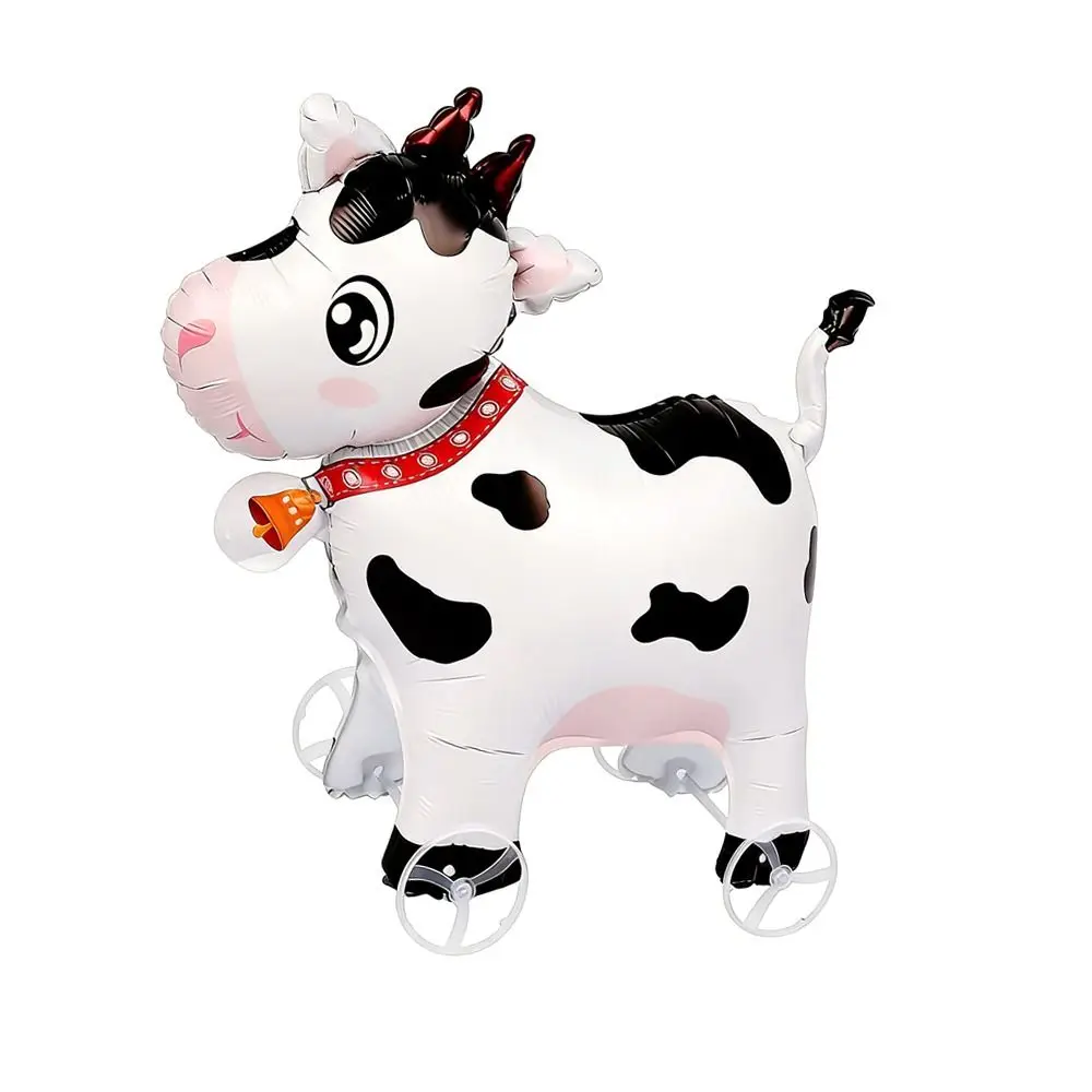 

Movable Design 4D Dinosaur Balloons With Wheels Drawing Foil Animals Walking Balloon Animal Balloon Foil Balloons With Wheel