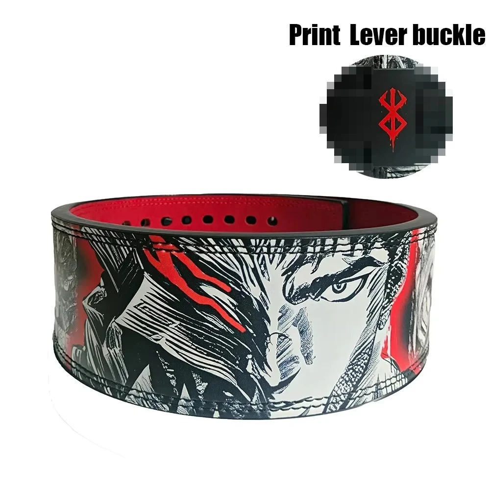 

Cowhide Weightlifting Belt Deadlift Squats Strength Training Powerlifting Fitness Belt Gym Waist Support Back Support