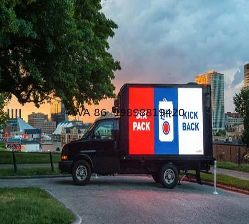 

P6 960X960mm Full Color Advertising Display Outdoor Screens Led Mobile Advertising Vehicle for Sale