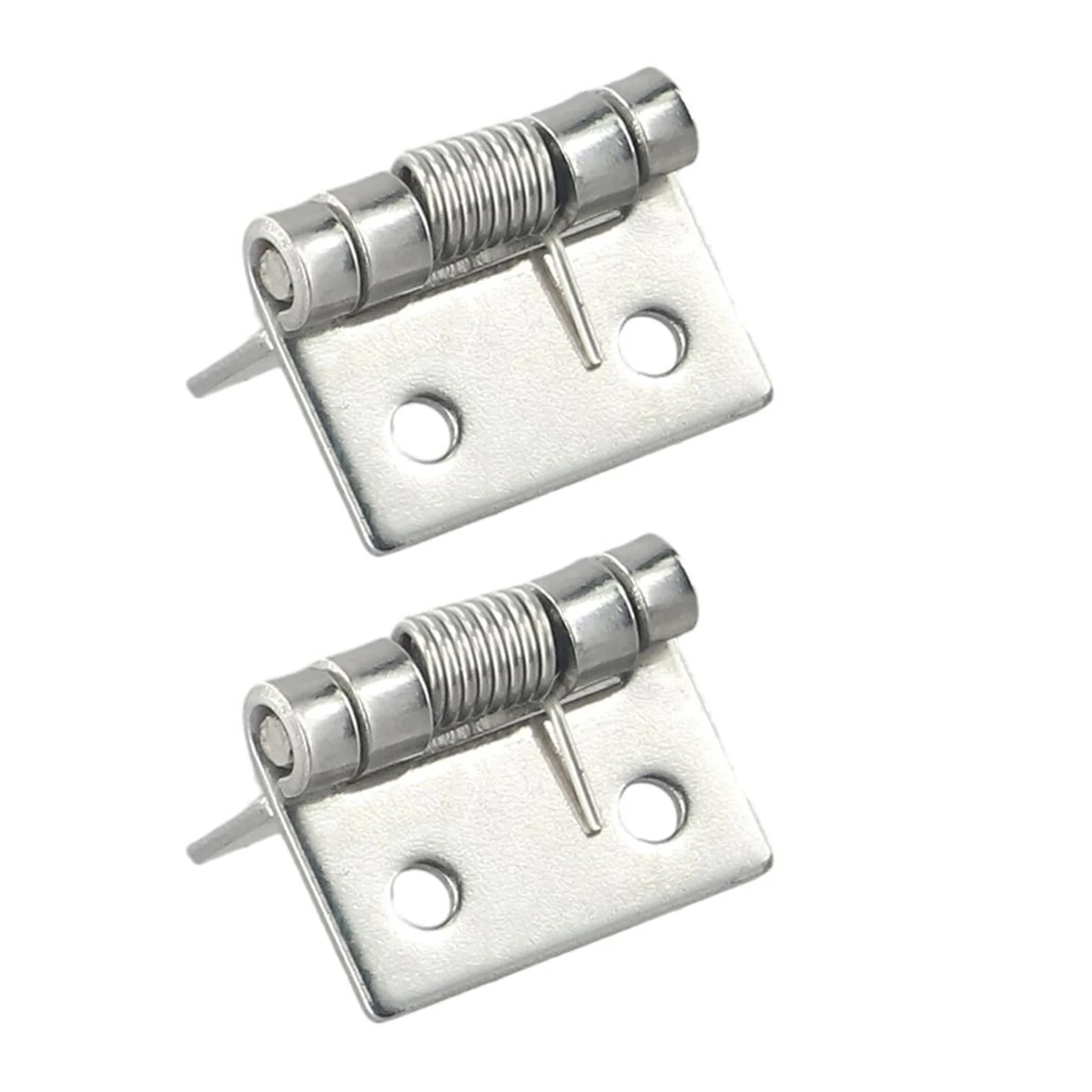 2pcs Stainless Steel Self Closing Hinge for Cabinets Boxes Doors and Enclosures Requiring Reliable Automatic Lid Closure