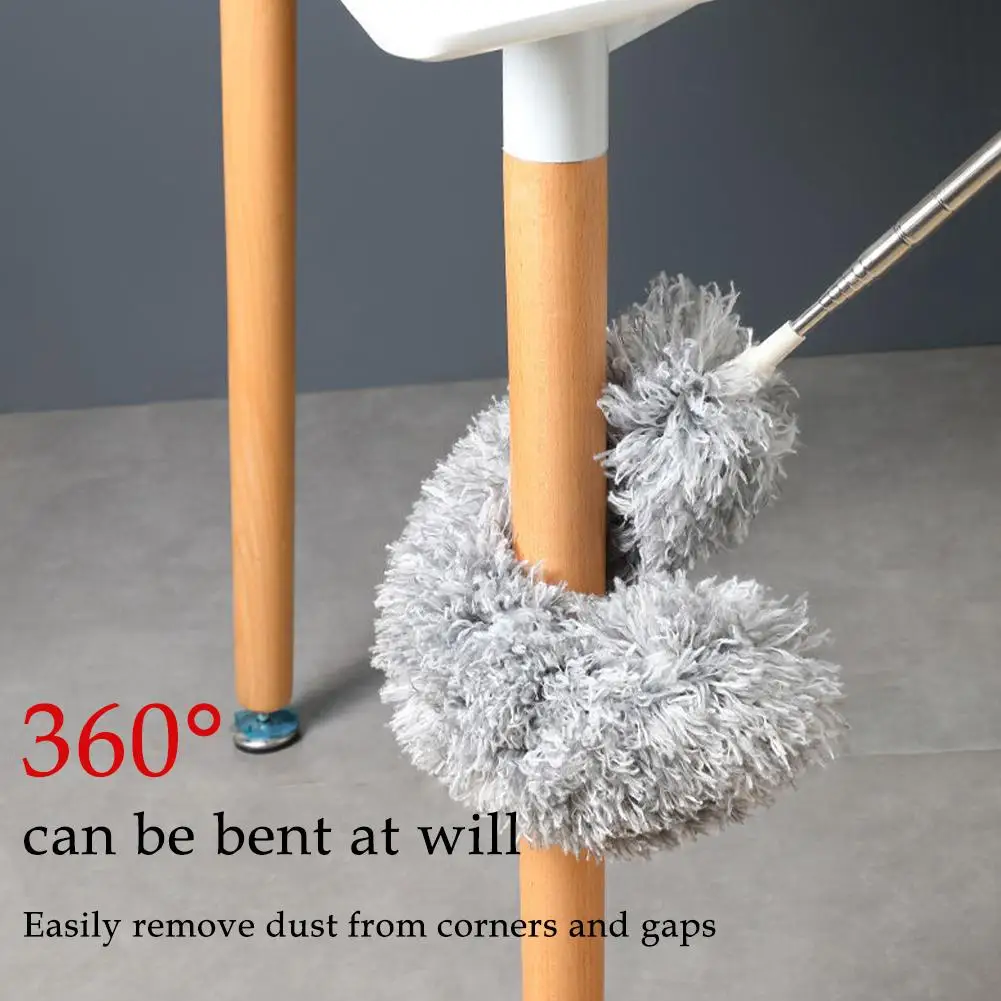 Microfiber Duster 2.8M Extendable Duster Cleaner Brush Lamp Dust Telescopic Tools Dusters Removal Cleaning Ceiling Home