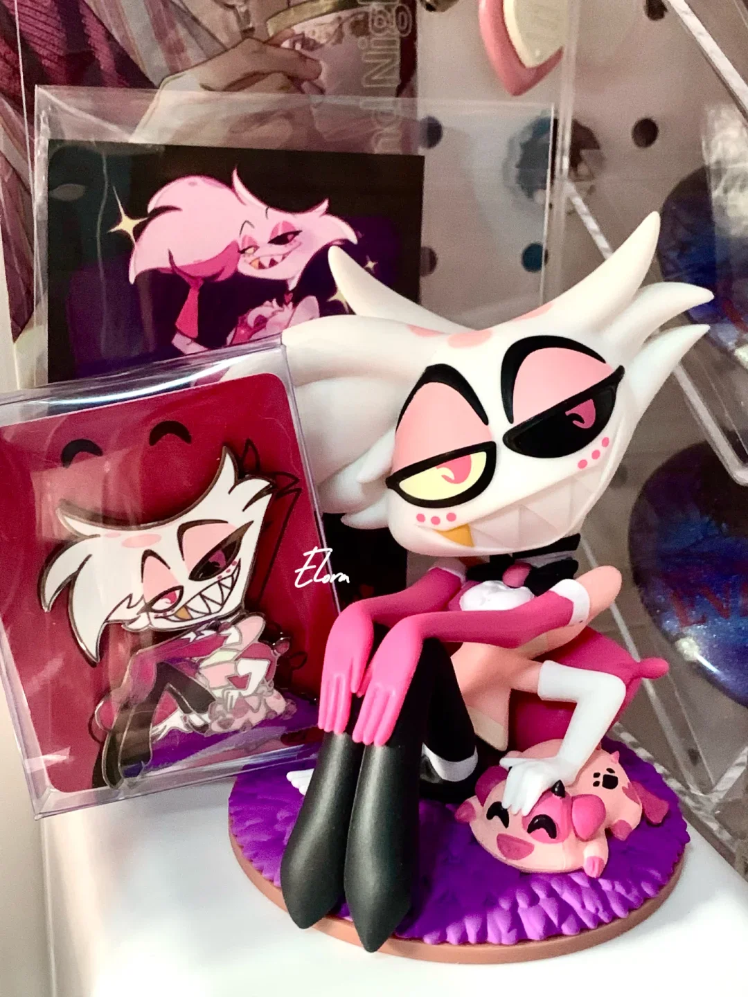 13.4 سنتيمتر بولي كلوريد الفينيل Youtooz Hazbin فندق Alastor لعبة عمل الشكل تحصيل نموذج سطح المكتب الحلي المرآب عدة دمية لعبة هدية لمحبي