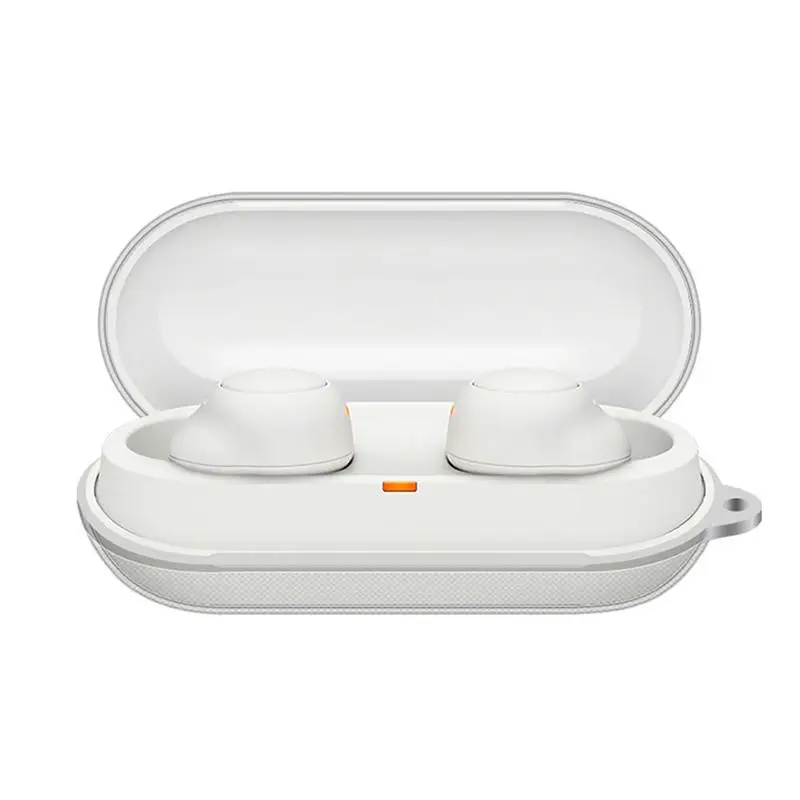 Case For Sony WF-C500 Earphone Accessories Charging Box Cover Earphone Accessories Case On TPU Shell With Anti Lost Keychain
