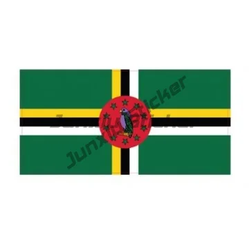 스티커 데칼 기념품 비닐 자동차 방패 도시 깃발 세계 문장 도미니카