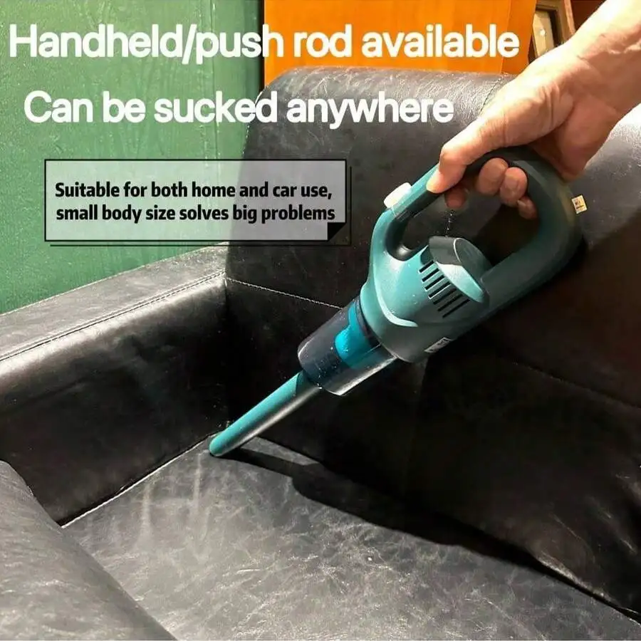 

Portable Wireless Handheld Vacuum Cleaner For Car And Home Use With 3 Brush Heads USB Rechargeable Strong Suction