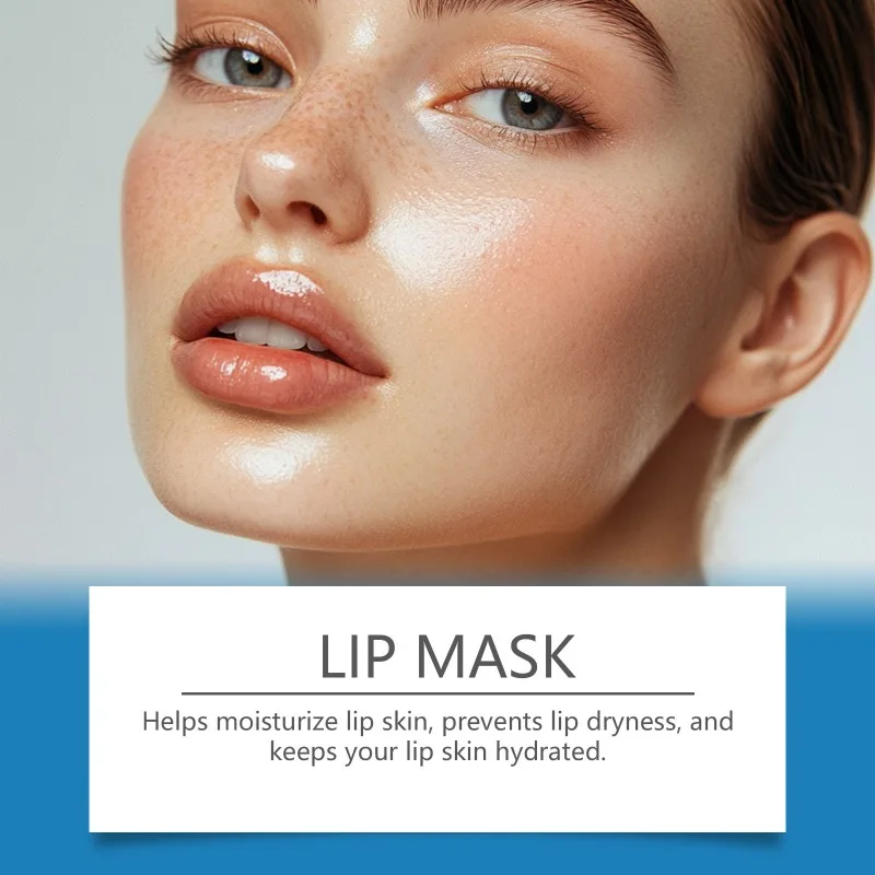 قناع الشفاه المغذي الليلي، التكييف العميق، يخفف الشفاه المتشققة وتعزيز الرطوبة