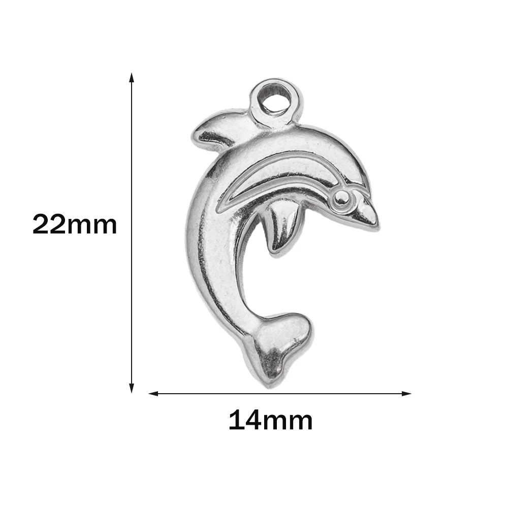 10 stuks roestvrijstalen zomerstrandbedels zeester schelp conch hangers voor DIY armband ketting oorbellen sieraden maken