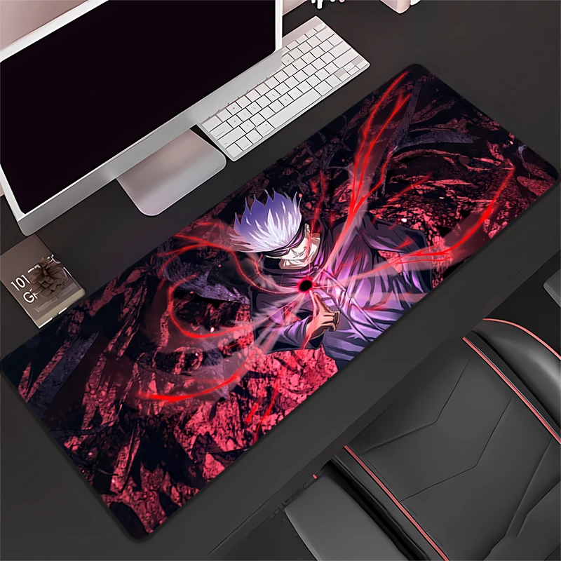 Mouse Pad Non-Slip Rubber Edge locking mousepads Game play mats notebook computer J-Jujutsu K-Kaisens Anime Home Decor handsome