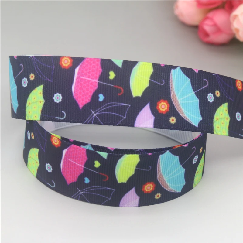 DHK 7/8\'\' 5yards Camera Horse Movie Cake Printed Grosgrain Ribbon Accessories Material Decoration DIY Sewing Craft C2655