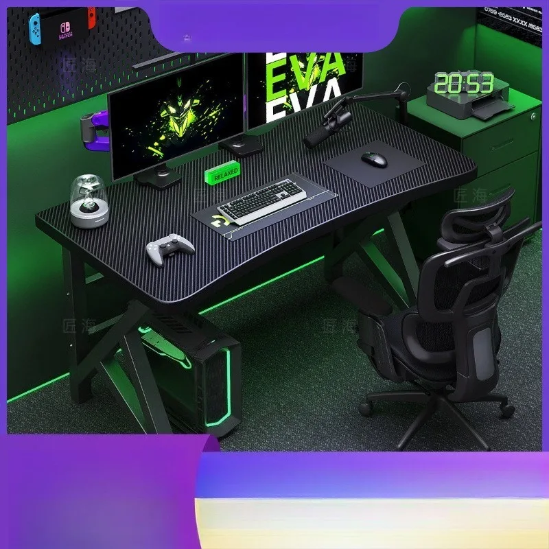 Home Office Esports Gaming Desk with Laptop Stand Student Computer Desk Chair Set for Rental Room