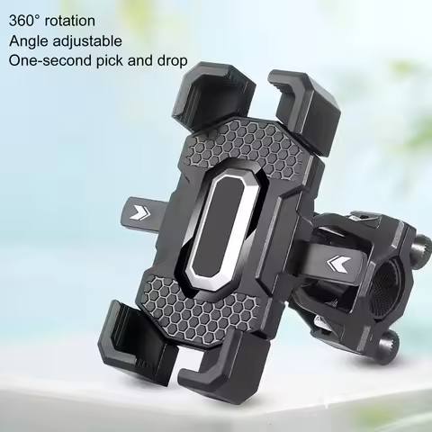 Motorcycle Bike Phone Mount Holder Bicycle Scooter Handlebar Cradle Clip for iPhone 16 17 Pro Max/Plus 15 14 13 Mini XIAOMI