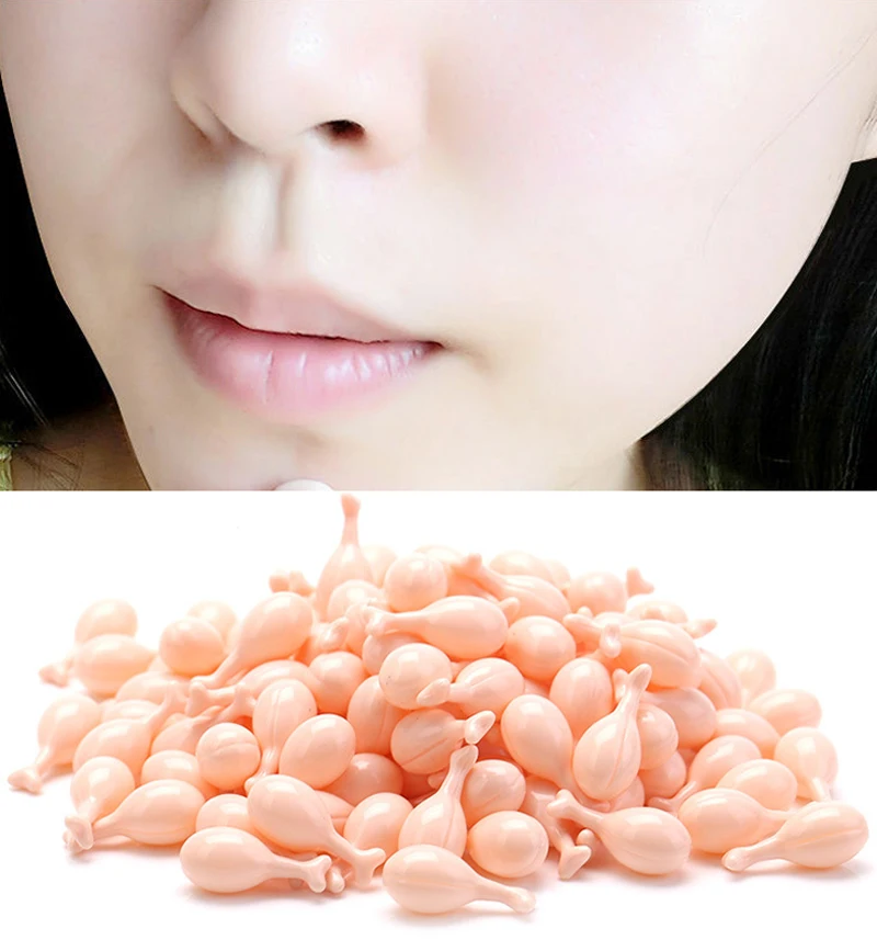 60/90PCS Collagen Capsules Essence Anti-Aging Whitening Cream Whitening Moisturizing Skin Rejuvenation Capsules Face Serum