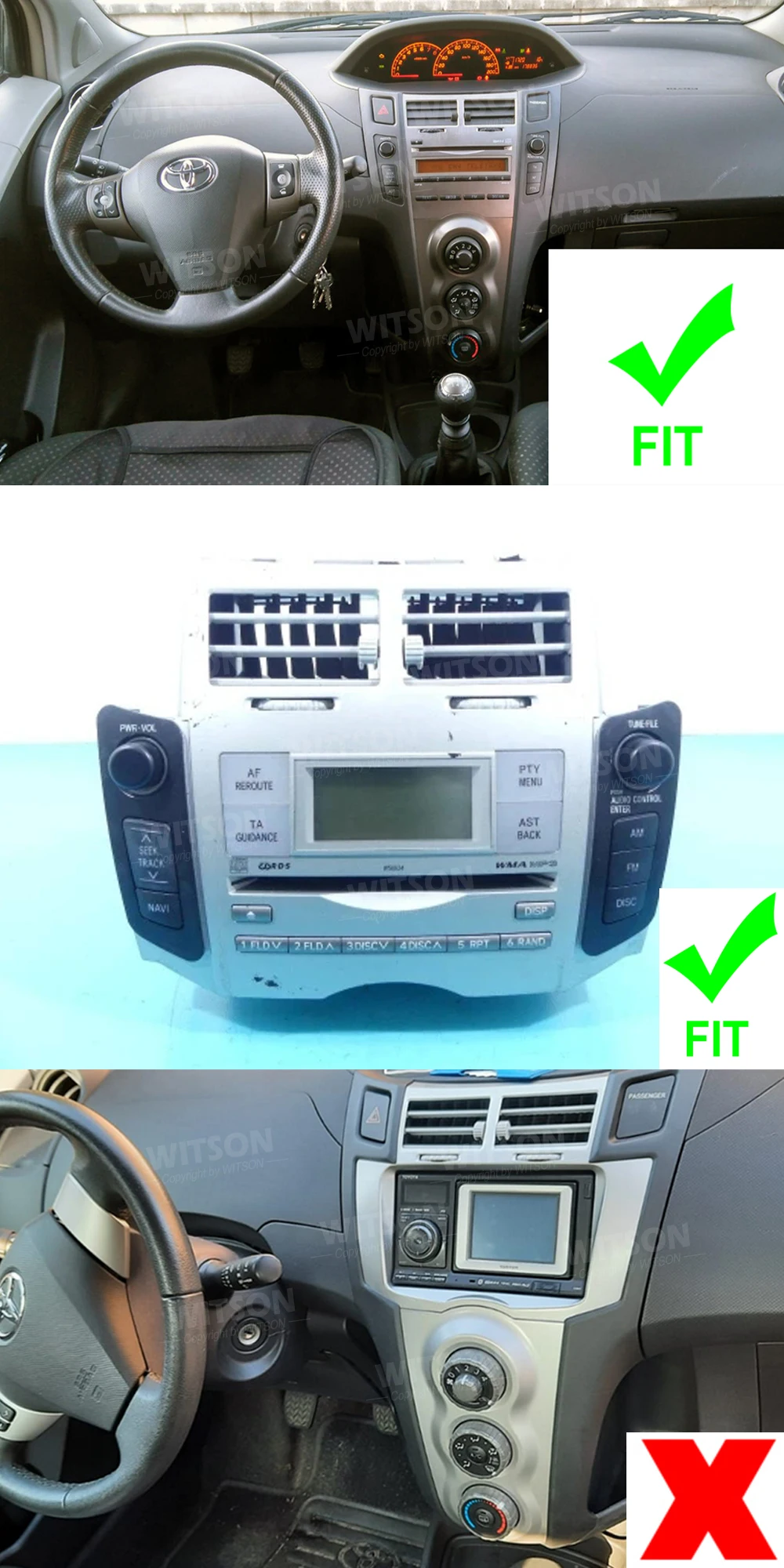 OEM Car Radio DVD Player For Toyota Yaris 2005- 2012 Android Car DVD GPS Multimedia Stereo CarPlay Player