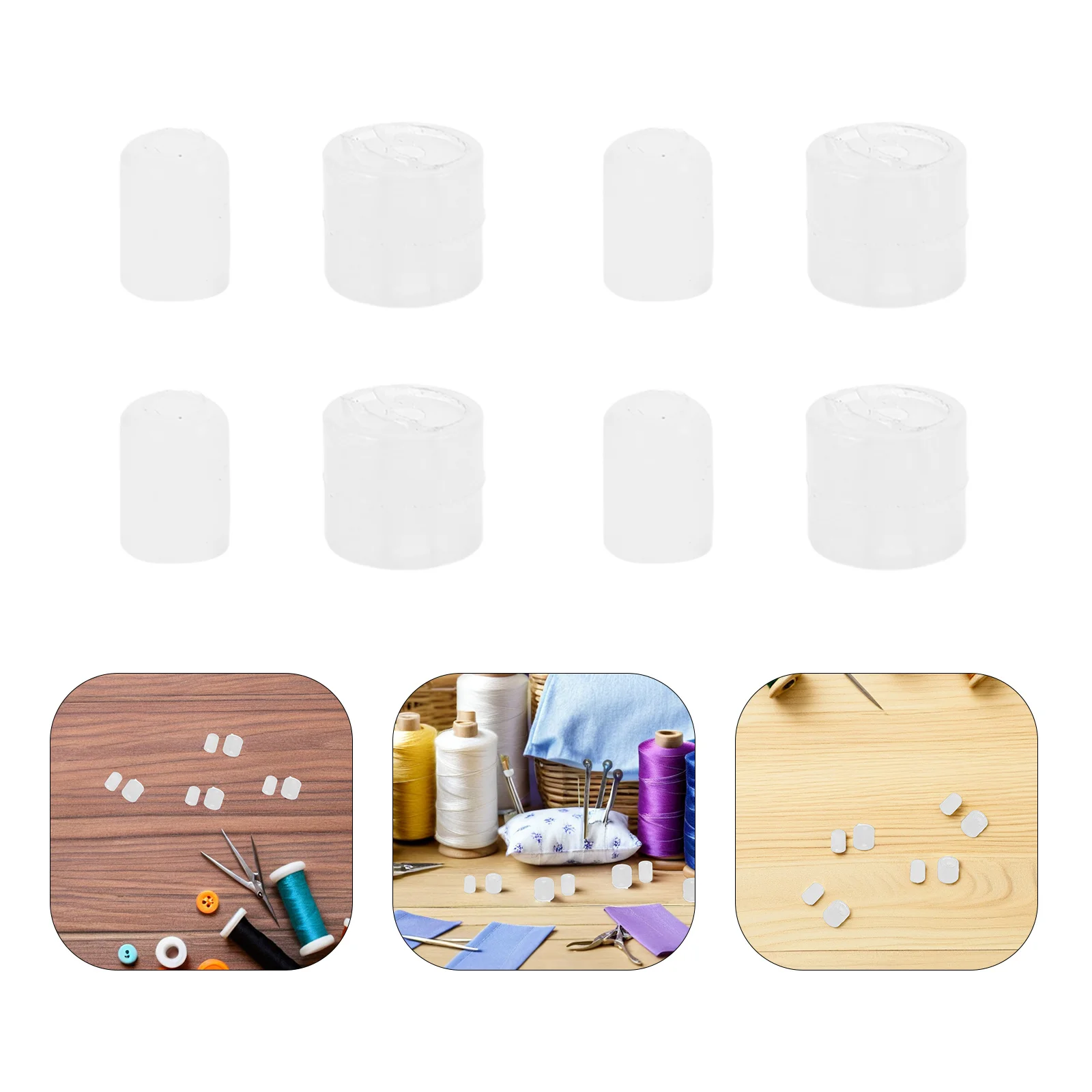 10 قطعة ماكينة خياطة الحلقات المطاطية المضادة للاهتزاز وسادة الصامت امتصاص الصدمات استبدال أجزاء قطعة قدم الضغط في ماكينة الخياطة جلبة #1