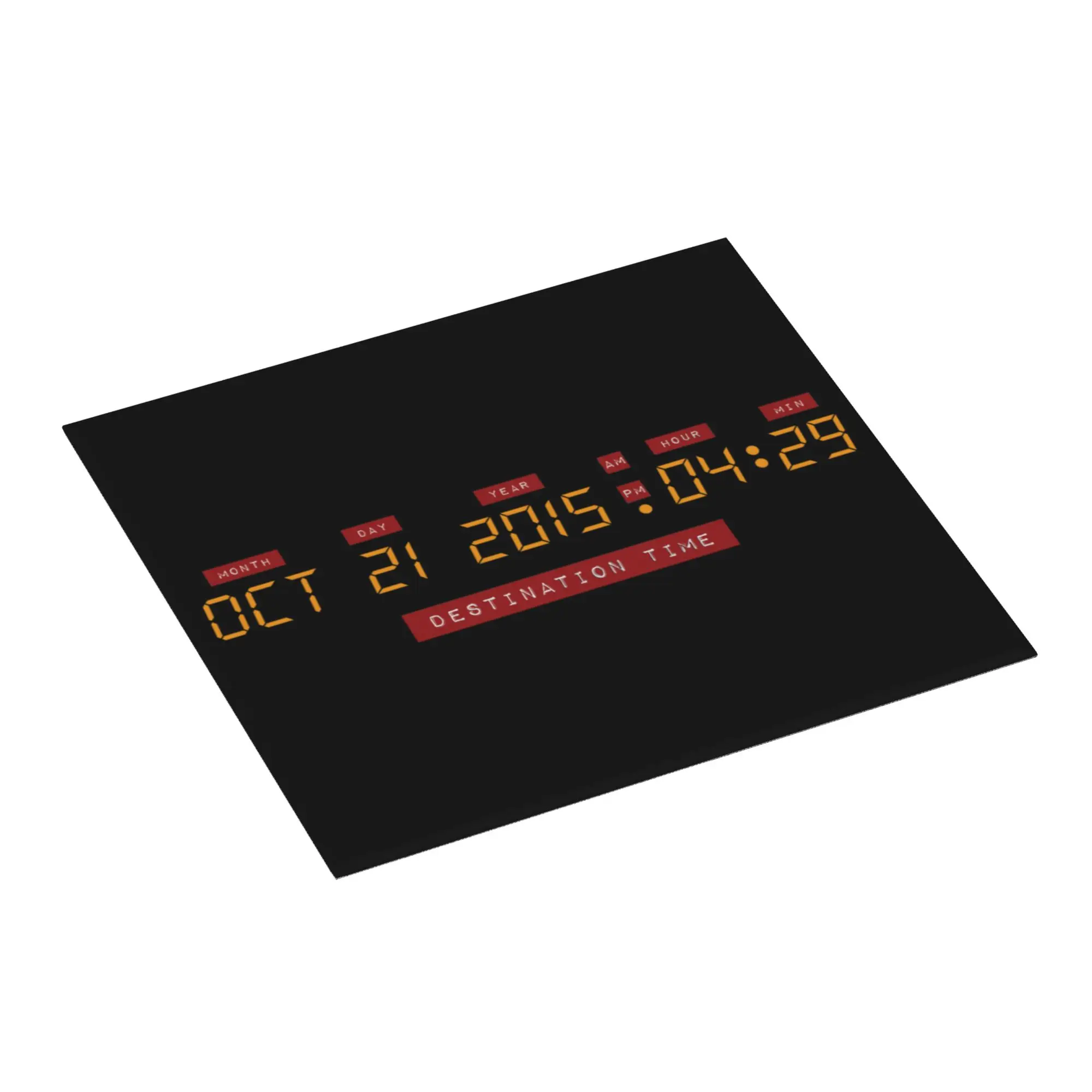 Back To The Future Non‑Slip Waterproof Absorbent Barware Tableware Oil Proof Reusable DeLorean Numbers Drying Mat For Kitchen