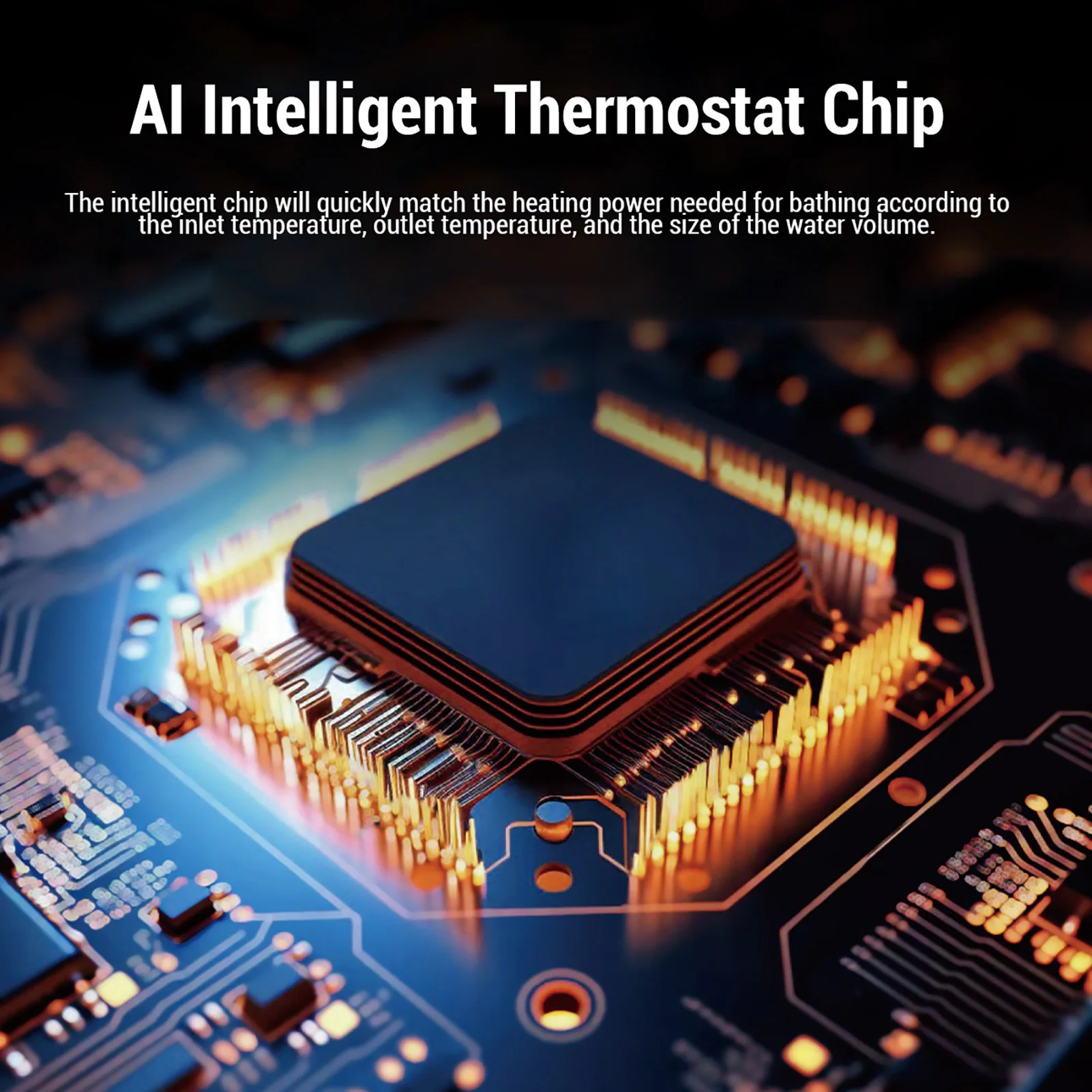 Умный водонагреватель 3000 Вт, цифровой ЖК-сенсорный экран, мгновенный нагрев для кухни, ванной комнаты