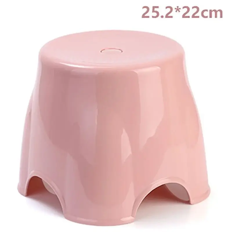 

1PC 3 Colors Lovely Cartoon Stools Thicken Living Room Home Non-slip Bath Bench Child Stool Plastic PP Changing Shoes Stool