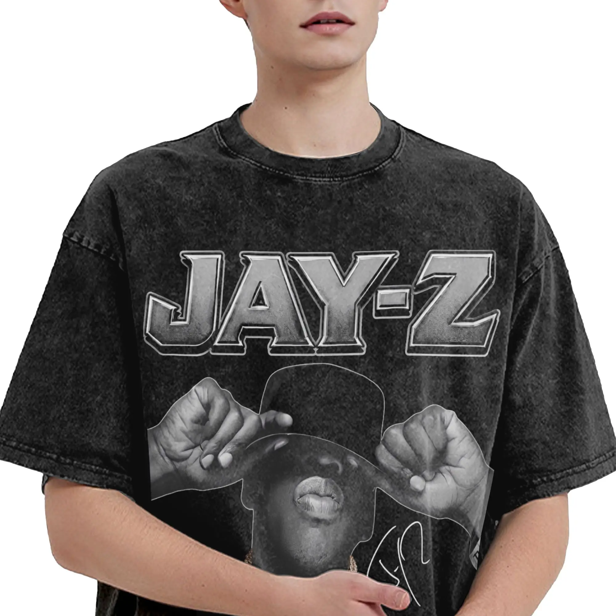 2026 Summer Jay Z 30th Reasonable Doubt 25th Blueprint JAŸ-Z 30 Tour  Washed T Shirts Merch Oversize T-Shirts  for Men Women Tee