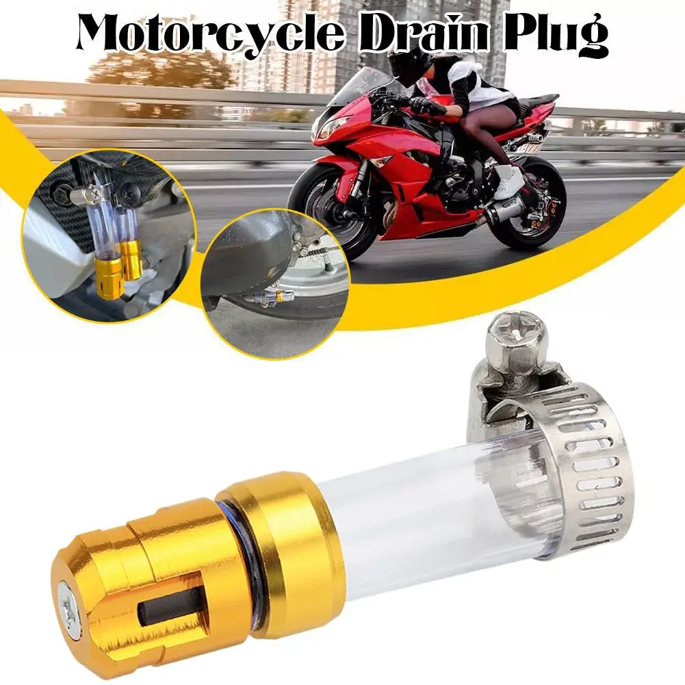 Cnc Air Filter Drain Pipe Z-2391 Is Suitable For Motorcycle Accessories Click Alloy Plug Universal Motorcycle F9h5