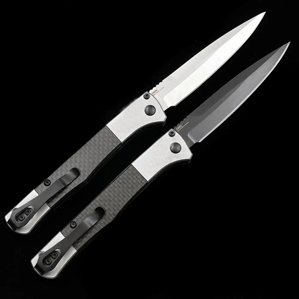 Outdoor Tactical Folding Knife BM 4170BK S90v Blade Camping Safe Lifesaving Pocket Knives Portable EDC Tool