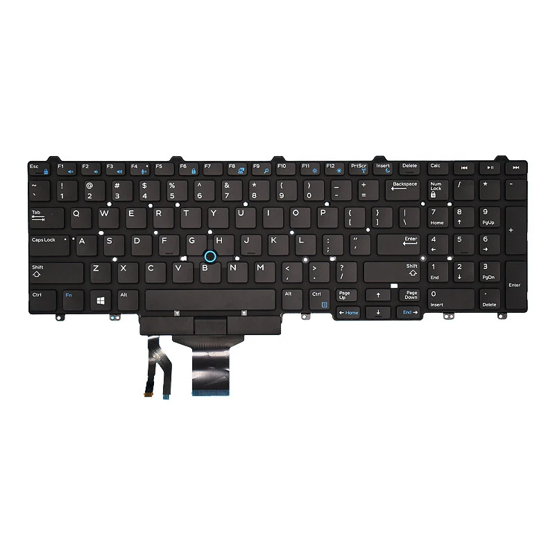 Z For Dell E5550 E5570 M3510 M7510 M7720 M7520 M3520 P53F English Keyboard