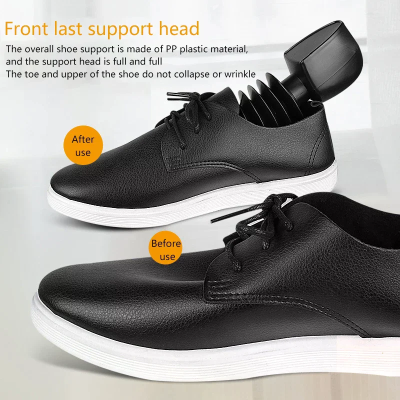 1PC Plastic Shoe Shaper Practical Adjustable Length Shoe Tre