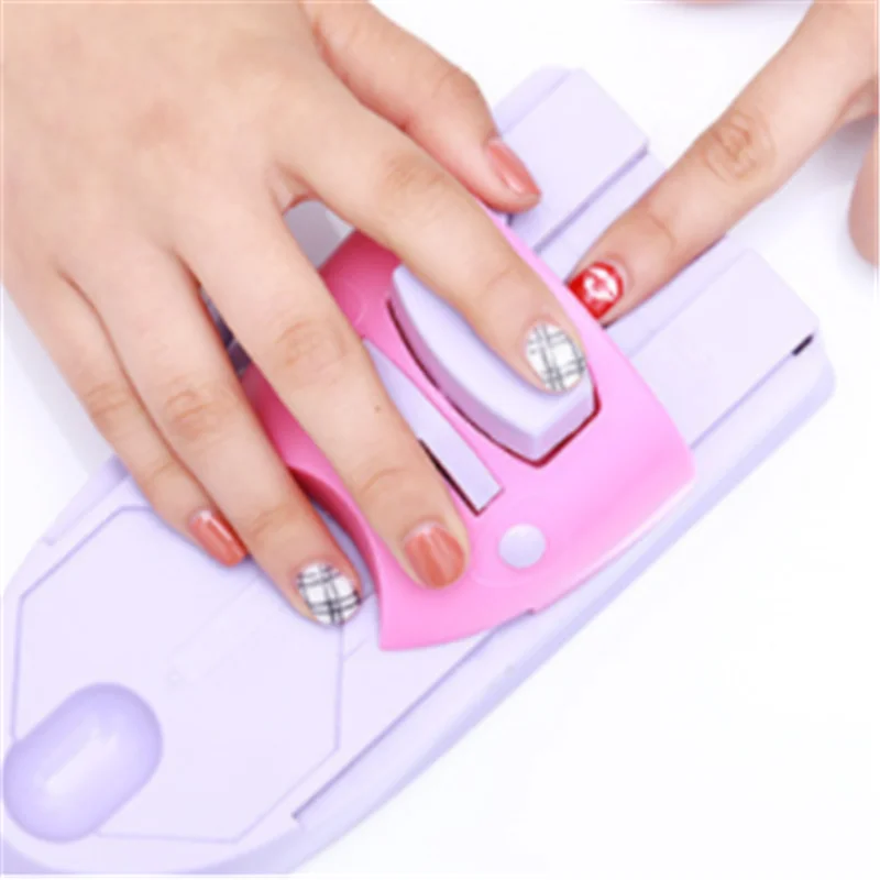 

Manual Nail Art Printing Machine with 6pcs Metal Stamping Plates Manicure Nail Color Draw Polish Nail Printer Set Tool