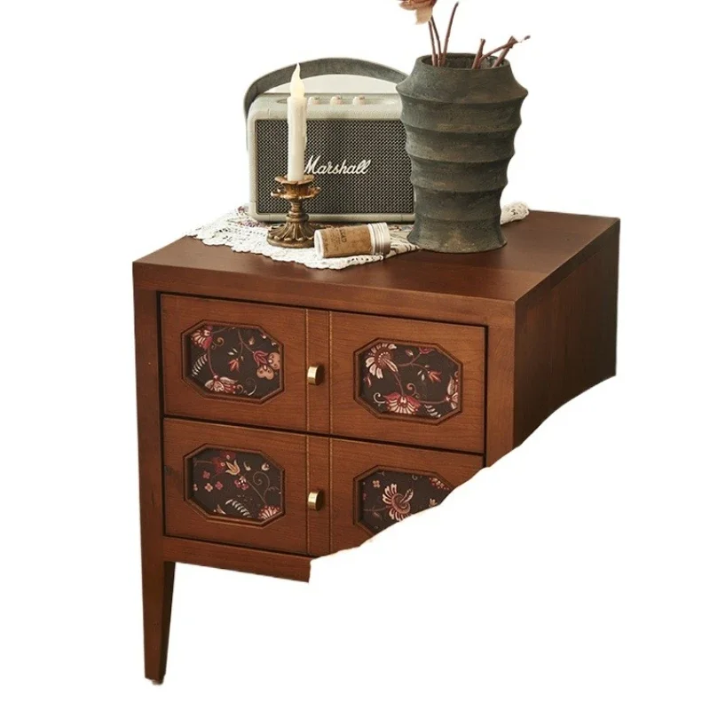 Home Creative Locker moderner einfacher Retro-Nachttisch mit integriertem Nachttisch