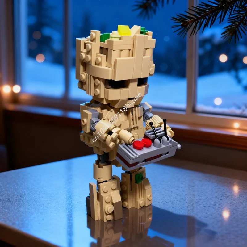 

286 шт. MOC BABY GROOT модель строительные блоки архитектура сборка DIY творческая идея игрушки образование Рождественский подарок кирпич дети